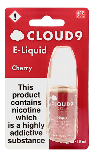 cherry cloud 9 e liquid product shot 1